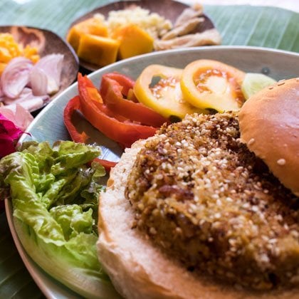 vegetarian burger recipe