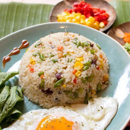 fried rice with vegetables recipe